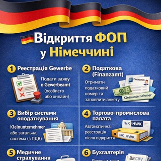 🇺🇦ФОП в Німеччині🇩🇪